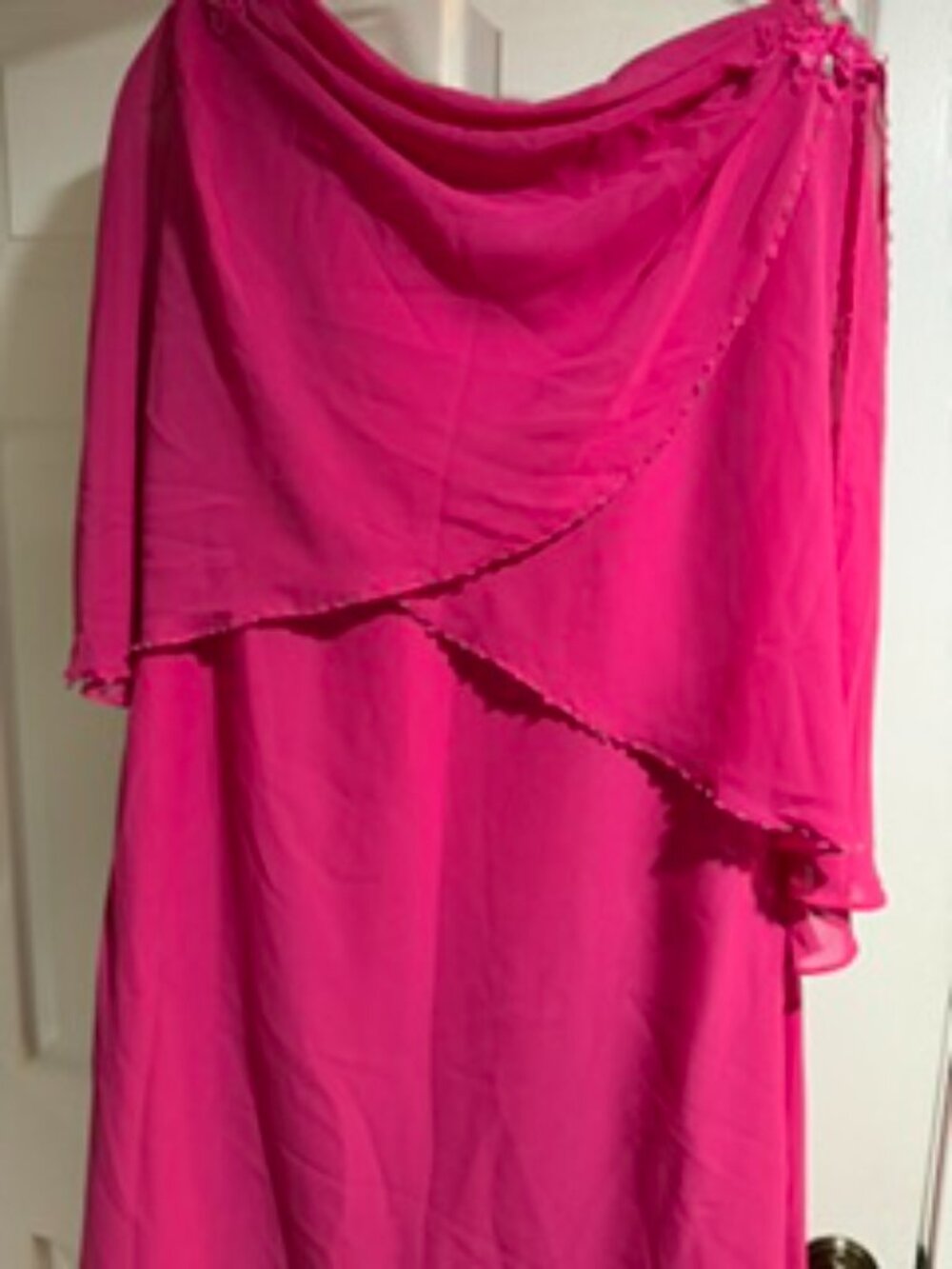 JJ’s House A-line Princess Cowl Neck Tea-Length Dress - Picture 2 of 9